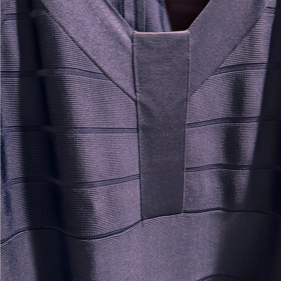 French Connection Blue Bandage Bodycon Mini Dress Size l - Picture 2 of 12